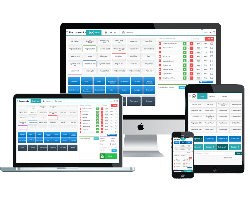 screenshot of Restroworks Inventory Management